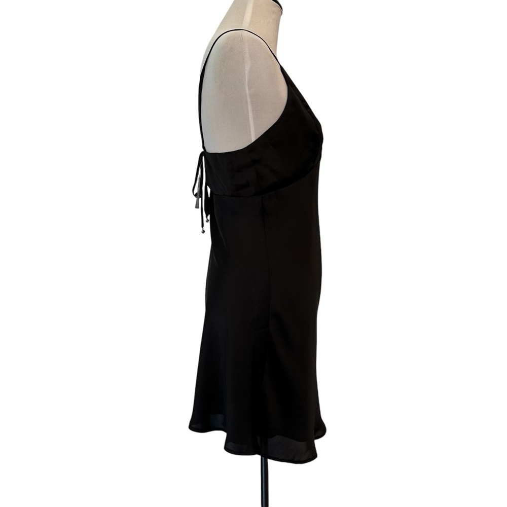 Forever 12 new with tags black satin mini dress - Picture 5 of 16